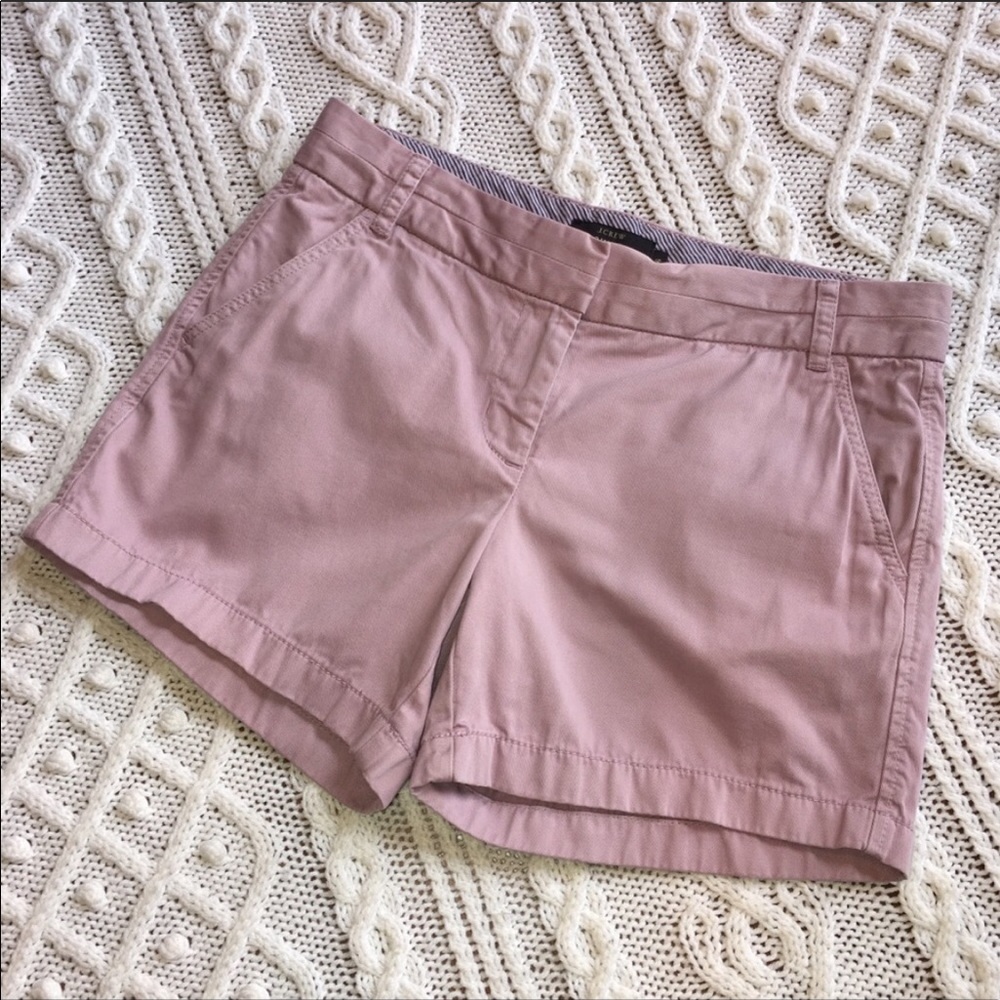 J. Crew Lavender Chino Shorts Sz 6